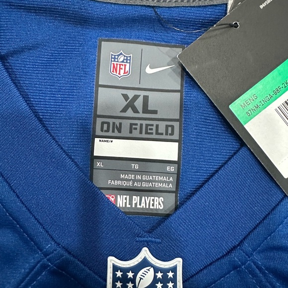 Nike On-Field NFL Indianapolis Colts Carson Wentz #2 Blue Jersey Mens XL NWT - Picture 4 of 7